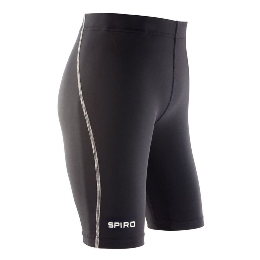 Spiro Childrens/Kids Bodyfit Base Layer Shorts / Black